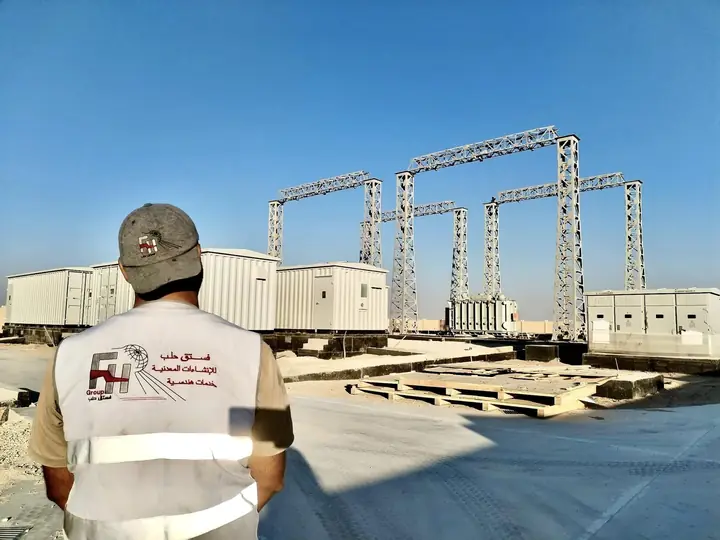 أبراج محطة الطاقة الكهروضوئية — عدرا الصناعية — ٢