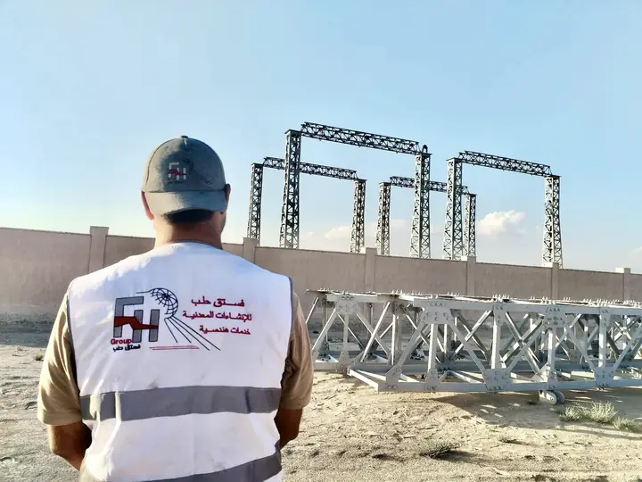 أبراج محطة الطاقة الكهروضوئية — عدرا الصناعية — ٣