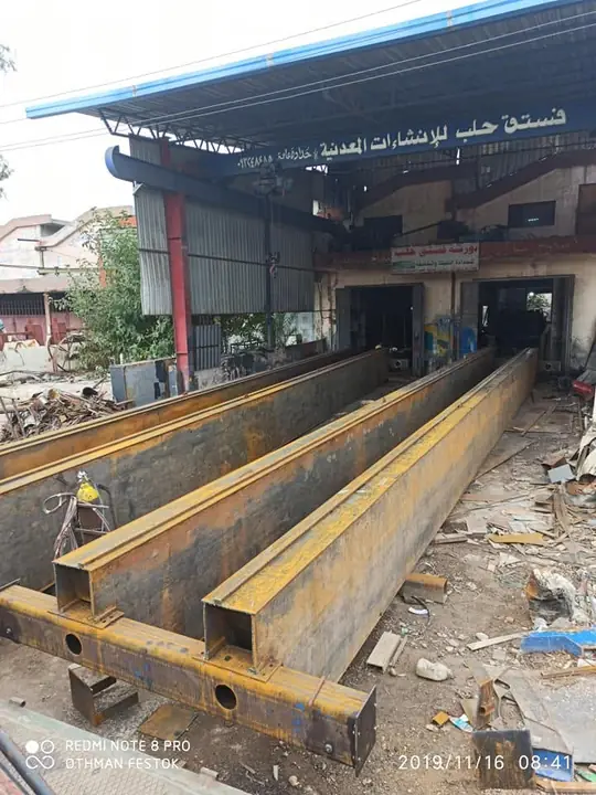 تصنيع وتركيب روافع جسرية — ١١